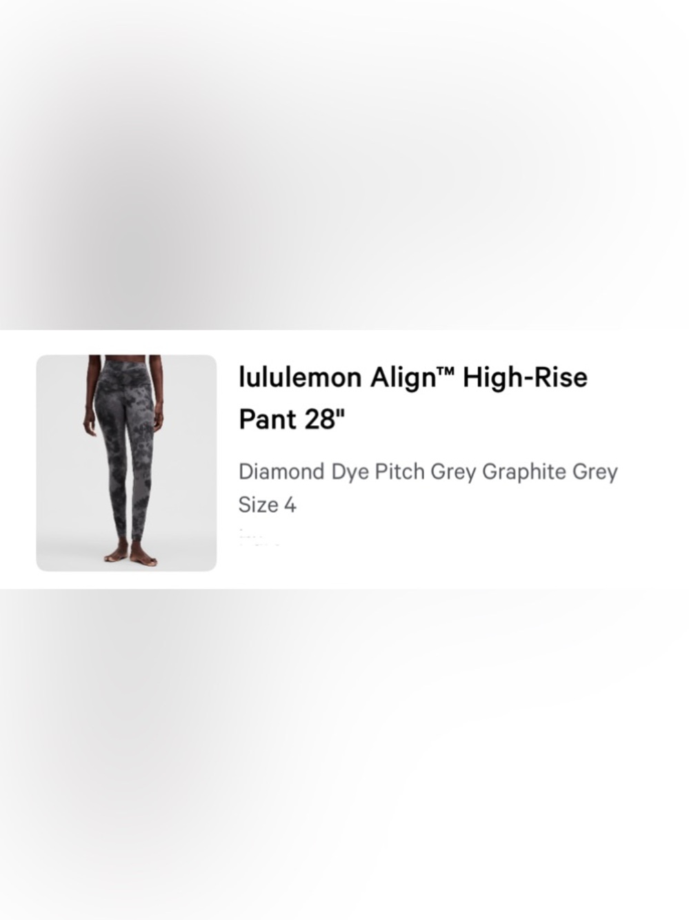Lululemon Align Pant 28"